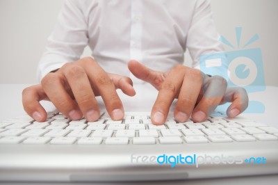 In The Office Stock Photo