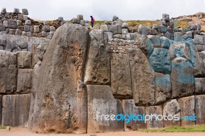 Inca Stonework Stock Photo