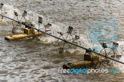 Increase Oxygen In The Water Stock Photo