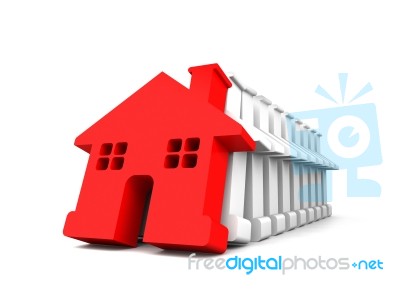 Increasing Home Sale Stock Image