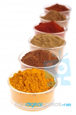 Indian Spices Stock Photo