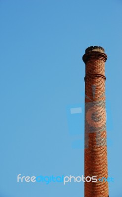 Industrial Chimney Stock Photo