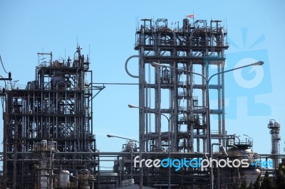 Industrial Site Stock Photo