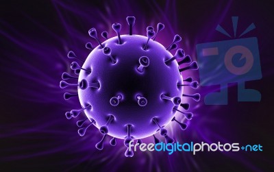 Influenza Virus Stock Image