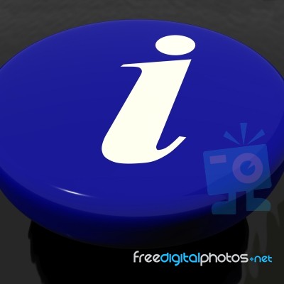 Info Symbol Button Stock Image