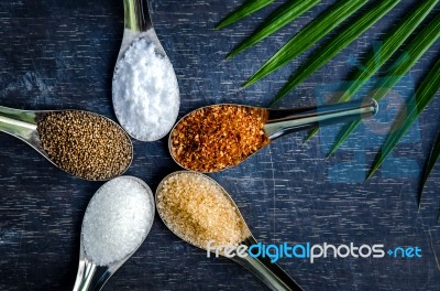Ingredients And Condiment Stock Photo