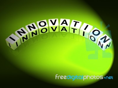 Innovation Letters Mean Improvements And New Developments Stock Image