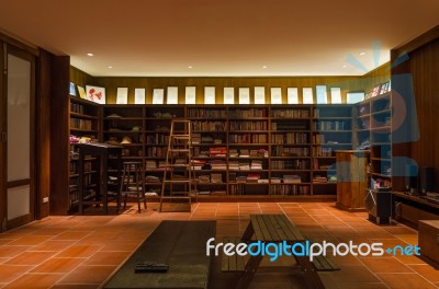 Interior Of Studying Room Stock Photo