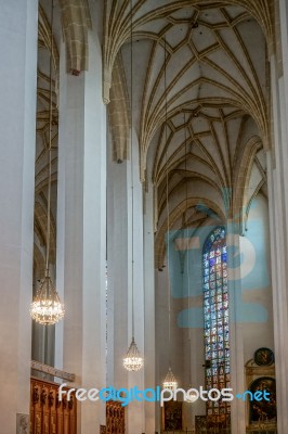 Interior Of The Frauenkirche In Munich Stock Photo