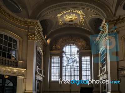 Interior View Of St Martin-in-the-fields Church  Trafalgar Squar… Stock Photo