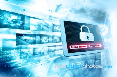 Internet Security Stock Image