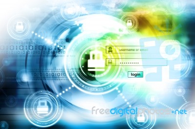 Internet Security Stock Image