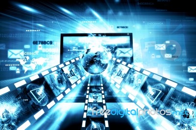 Internet Technology Stock Image