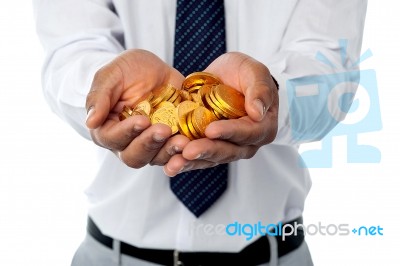 Invest In Gold. Doubling Your Money Stock Photo