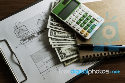 Investment For Construction With Limit Budget Stock Photo