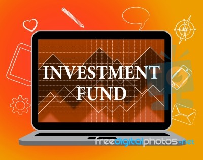 Investment Fund Represents Stock Market And Finance Stock Image