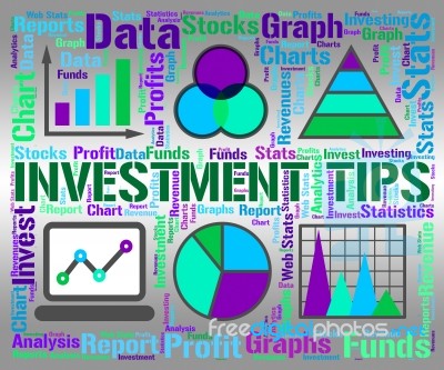 Investment Tips Represents Suggestion Inkling And Investments Stock Image