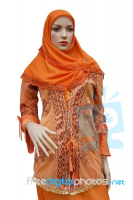 Islam Women Mannequin Stock Photo