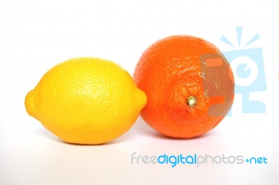 Isolated Citrus Stock Photo