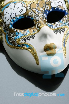 Isolated Fantasy Mask Stock Photo