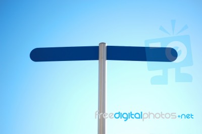 Isolated Sign With Space For Text Stock Photo