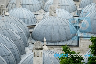 Istanbul, Turkey - May 28 : Exterior View Of The Suleymaniye Mosque In Istanbul Turkey On May 28, 2018 Stock Photo
