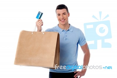 It Is The Time To Shopping Stock Photo