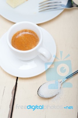 Italian Espresso Coffee Stock Photo