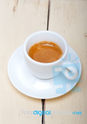 Italian Espresso Coffee Stock Photo