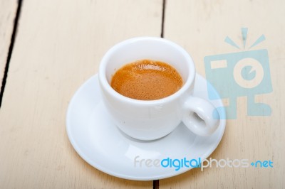 Italian Espresso Coffee Stock Photo