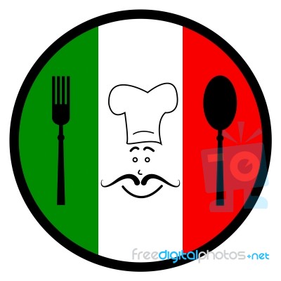 Italy Food Indicates Foods Foodstuff And Europe Stock Image