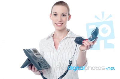 Its An Important Business Call For You Stock Photo