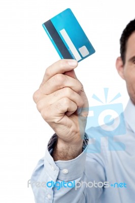 It's Our New Gold Card To Launch Stock Photo