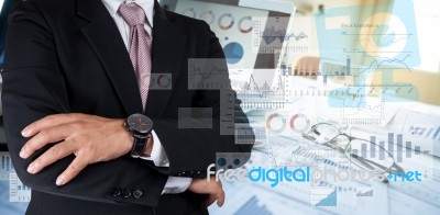 Ivestment Analysis Stock Photo