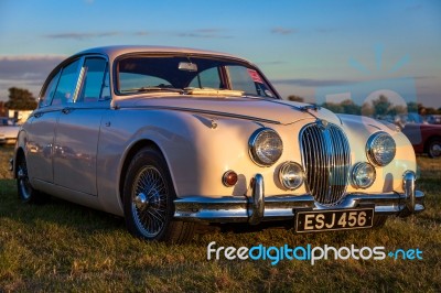 Jaguar Mk 2 Saloon Parked At Goodwood Stock Photo Jaguar Mk 2 Saloon Parked At Goodwood Stock Photo