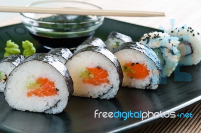 Japanese Sushi Stock Photo