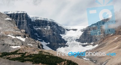 Jasper, Alberta/canada - August 9 : Athabasca Glacier In Jasper Stock Photo