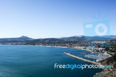 Javea From Cape San Antonio Stock Photo