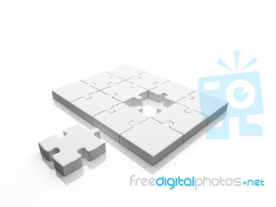 Jigsaw Puzzle Stock Image