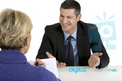 Job Interview Stock Photo