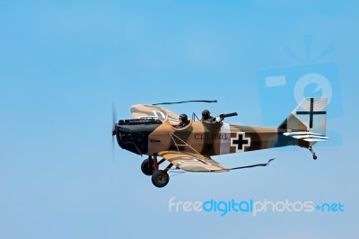 Junkers Cl1 (great War Team) Aerial Display At Biggin Hill Airsh… Stock Photo
