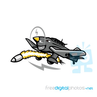 Junkers Ju 87 Stuka Dive Bomber Mascot Stock Image