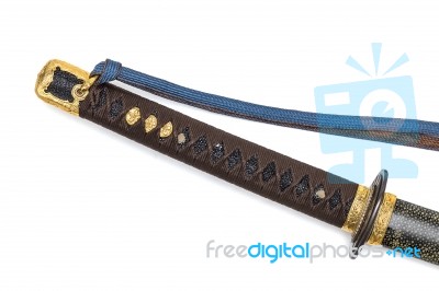 'kai Gunto' : Japanese Marine Sword From World War 2 Stock Photo