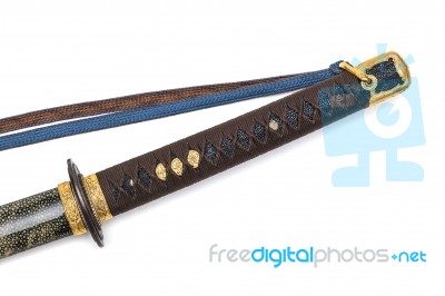 'kai Gunto' : Japanese Marine Sword From World War 2 Stock Photo