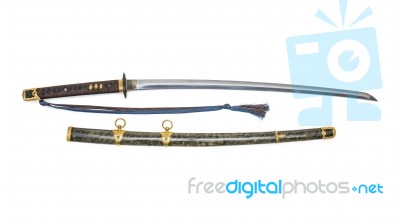 'kai Gunto' : Japanese Marine Sword From World War 2 Stock Photo