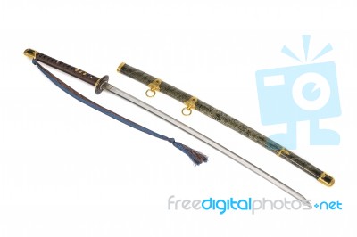 'kai Gunto' : Japanese Marine Sword From World War 2 Stock Photo