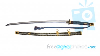 'kai Gunto' : Japanese Marine Sword From World War 2 Stock Photo