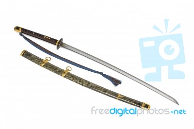 'kai Gunto' : Japanese Marine Sword From World War 2 Stock Photo