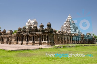 Kailasanathar Temple Stock Photo
