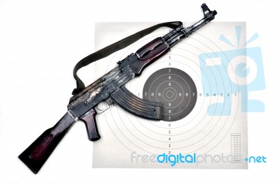 Kalashnikov Ak 74 Stock Photo